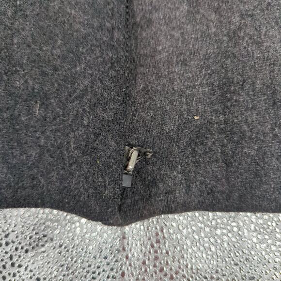 EUC Mario De Pinto Winter Coat Womens M Faux Fur Small Zipper - Picture 7 of 8